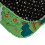 Casa si Gradina - Textile si covoare - Covoare - Covoare copii - Covor decorativ copii, model ferma, antiderapant, verde, 160x 130cm - Infinity.ro