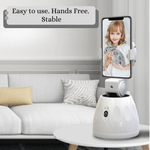 Laptop, Telefoane si Tablete - Telefoane mobile si accesorii - Accesorii Telefoane - Suport si docking telefoane - Stabilizator pentru Smartphone Versatyx, Rotire 360°, Urmarire AI, Gimbal Smart Shooting pentru streaming, Bluetooth - Infinity.ro