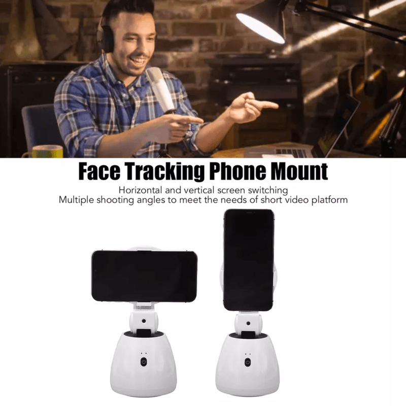 Laptop, Telefoane si Tablete - Telefoane mobile si accesorii - Accesorii Telefoane - Suport si docking telefoane - Stabilizator pentru Smartphone Versatyx, Rotire 360°, Urmarire AI, Gimbal Smart Shooting pentru streaming, Bluetooth - Infinity.ro