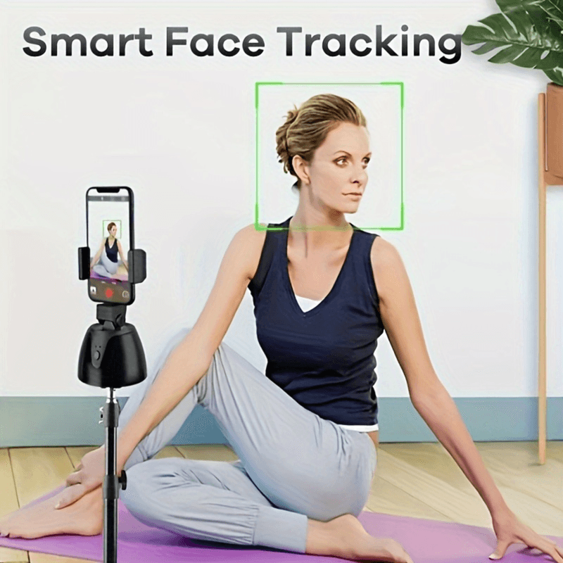 Laptop, Telefoane si Tablete - Telefoane mobile si accesorii - Accesorii Telefoane - Suport si docking telefoane - Stabilizator pentru Smartphone Versatyx, Rotire 360°, Urmarire AI, Gimbal Smart Shooting pentru streaming, Bluetooth, - Infinity.ro