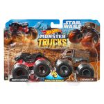 Jucarii, Copii si Bebe - Jucarii si jocuri - Vehicule si jucarii cu telecomanda - Masinute - Set masini hot wheels monster trucks, mattel, 2 bucati, multicolor - Infinity.ro