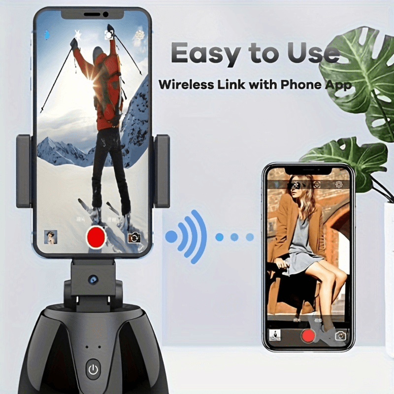 Laptop, Telefoane si Tablete - Telefoane mobile si accesorii - Accesorii Telefoane - Suport si docking telefoane - Stabilizator pentru Smartphone Versatyx, Rotire 360°, Urmarire AI, Gimbal Smart Shooting pentru streaming, Bluetooth, - Infinity.ro