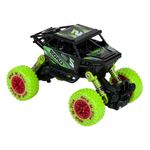 Jucarii, Copii si Bebe - Jucarii si jocuri - Vehicule si jucarii cu telecomanda - Masinute - Vehicul off road, jucarie, sunet si lumina, roti mari, negru verde - Infinity.ro