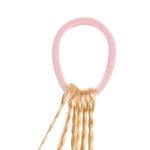 Fashion, accesorii si bijuterii - Copii - Accesorii copii - Accesorii pentru par copii - Elastic par copii, 6 codite, inimi multicolor, 40cm - Infinity.ro