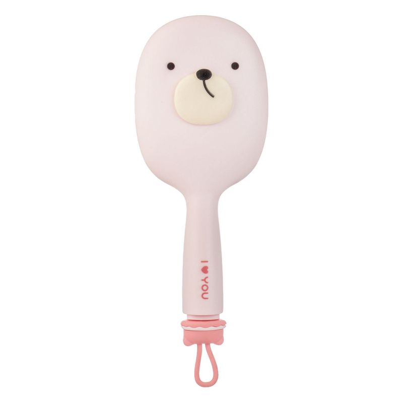 Ingrijire personala si Cosmetice - Ingrijire personala - Ingrijire par - Perii de par si piepteni - Perie par ovala, model animal, perie de curatat, plastic roz, 25 cm - Infinity.ro