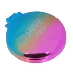 Ingrijire personala si Cosmetice - Ingrijire personala - Ingrijire par - Perii de par si piepteni - Perie par cu oglinda, model rainbow, multicolor, diametru 6.5cm - Infinity.ro