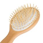 Ingrijire personala si Cosmetice - Ingrijire personala - Ingrijire par - Perii de par si piepteni - Perie par, model space, lemn, ovala, bej, 23 cm - Infinity.ro