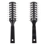 Ingrijire personala si Cosmetice - Ingrijire personala - Ingrijire par - Perii de par si piepteni - Perie par dreptunghiulara, plastic, negru, antiderapant - Infinity.ro