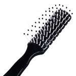 Ingrijire personala si Cosmetice - Ingrijire personala - Ingrijire par - Perii de par si piepteni - Perie par dreptunghiulara, plastic, negru, antiderapant - Infinity.ro