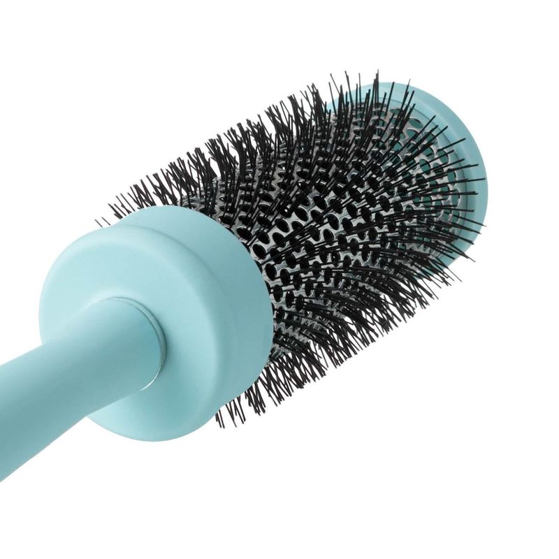 Ingrijire personala si Cosmetice - Ingrijire personala - Ingrijire par - Perii de par si piepteni - Perie de par, model coafat, diametru 5.5cm, culoare turcoaz, plastic - Infinity.ro