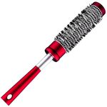 Ingrijire personala si Cosmetice - Ingrijire personala - Ingrijire par - Perii de par si piepteni - Perie par, bordo, ceramica, maner metalic, diametru 2.5 cm - Infinity.ro