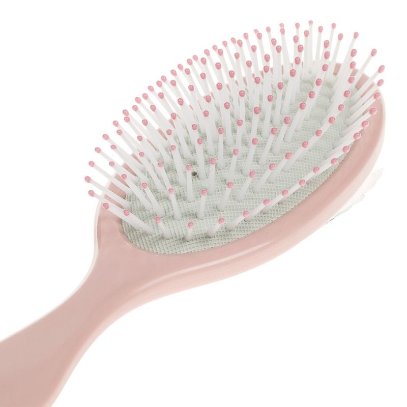 Ingrijire personala si Cosmetice - Ingrijire personala - Ingrijire par - Perii de par si piepteni - Perie par ovala, colorata, aripi de inger, pompon, multicolor, 22 cm - Infinity.ro