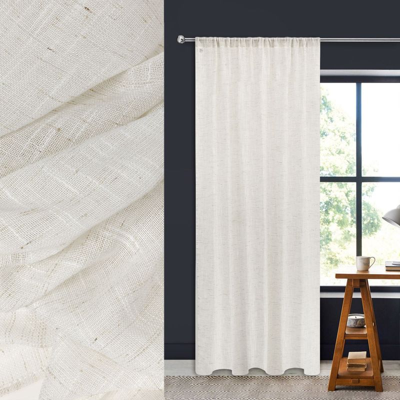 Casa si Gradina - Textile si covoare - Perdele si draperii - Perdele - Perdea decorativa, model off white, dimensiuni 140x 260cm, material poliester 98% - Infinity.ro