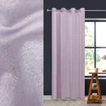 Casa si Gradina - Textile si covoare - Perdele si draperii - Perdele - Perdea decorativa, roz, inele 4cm, poliester, 140x 260cm - Infinity.ro