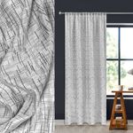 Casa si Gradina - Textile si covoare - Perdele si draperii - Perdele - Perdea decorativa, model cu dungi, gri, 140x 260cm, poliester - Infinity.ro