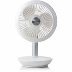 Electronice si Electrocasnice - Climatizare si sisteme de incalzire - Aparate racire aer - Ventilatoare - Mini ventilator portabil cu 4 viteze DO8147, 25 W, baterie cu alimentare prin USB - Infinity.ro