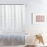 Casa si Gradina - Sanitare - Cazi si cabine de dus - Paravane si usi - Perdea dus, clear 3d, pietre transparent, dimensiuni 180x 180cm, material peva, set 12 inele - Infinity.ro