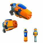 Jucarii, Copii si Bebe - Jucarii si jocuri - Jucarii de rol - Arme de jucarie - Pistol cu Sageti Bizak Slugterra Eli'S Megamorph Blaster Portocaliu - Infinity.ro