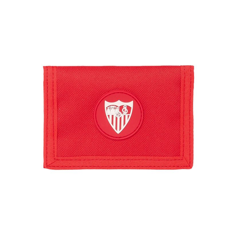 Fashion, accesorii si bijuterii - Copii - Accesorii copii - Genti si rucsacuri copii - Portmoneu Sevilla Fútbol Club Rosu 12,5 x 9,5 x 1 cm - Infinity.ro