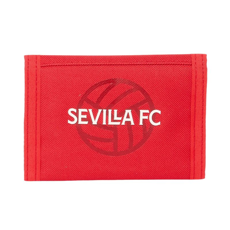 Fashion, accesorii si bijuterii - Copii - Accesorii copii - Genti si rucsacuri copii - Portmoneu Sevilla Fútbol Club Rosu 12,5 x 9,5 x 1 cm - Infinity.ro