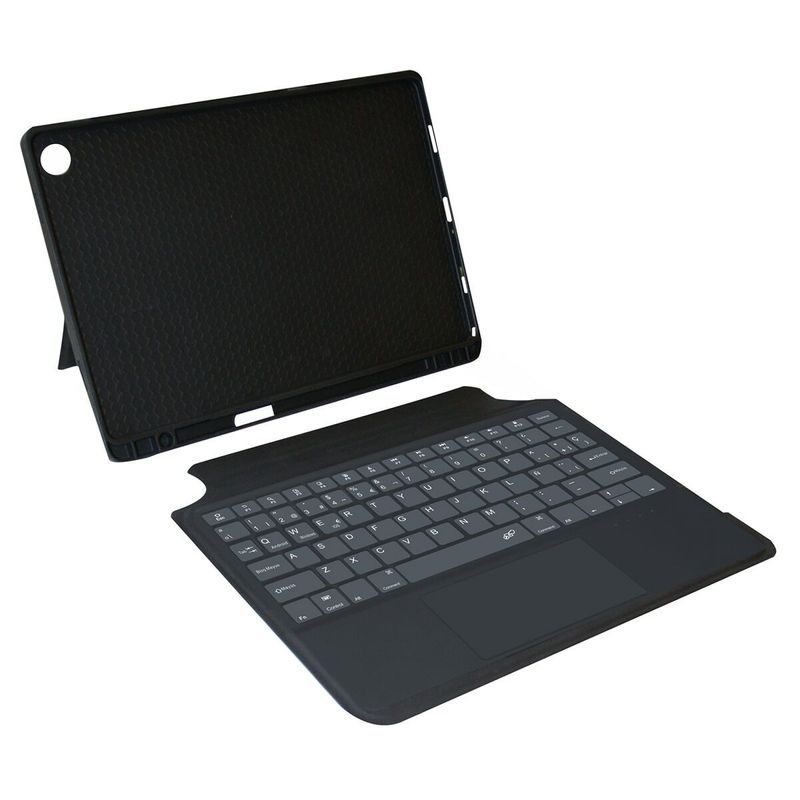 Laptop, Telefoane si Tablete - Tablete si accesorii tablete - Accesorii Tablete - Huse tablete - Husa pentru Tableta si Tastatura Silver HT A9+ - Infinity.ro