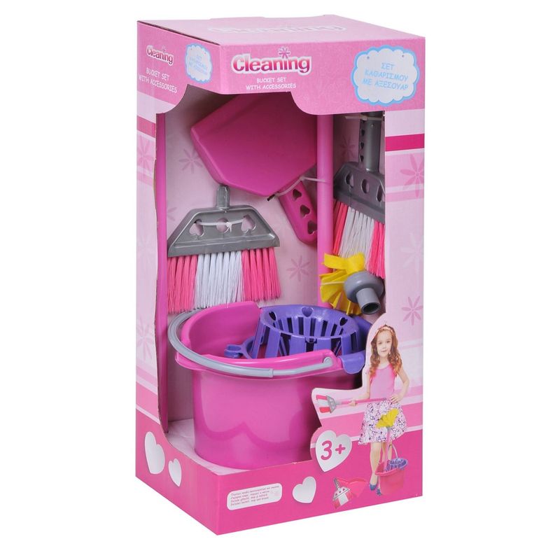 Jucarii, Copii si Bebe - Jucarii si jocuri - Jucarii de rol - Seturi de curatenie copii si accesorii - Set curatenie, 5 piese, multicolor, varsta recomandata 3+ ani - Infinity.ro