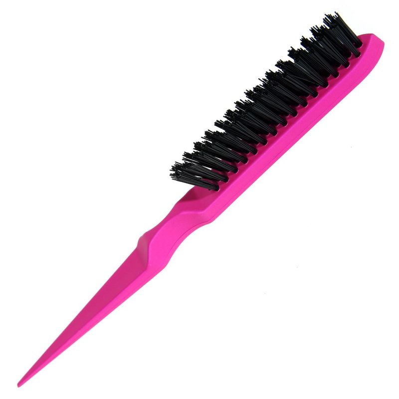 Ingrijire personala si Cosmetice - Ingrijire personala - Ingrijire par - Perii de par si piepteni - Pieptene coafor, tapat, plastic, lungime 22cm, culoare fuchsia - Infinity.ro
