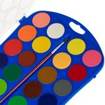 Carti si Birotica - Rechizite - Pictura si desen - Acuarele si culori - Set acuarele carioca, 24 culori, 3cm, multicolor, include pensula - Infinity.ro