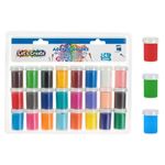 Carti si Birotica - Rechizite - Pictura si desen - Acuarele si culori - Set culori acrilice, little president, multicolor, capacitate 20ml, 24 bucati - Infinity.ro