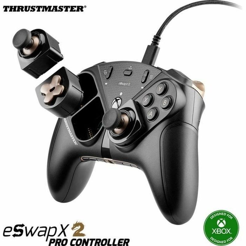 PC, gaming si accesorii - Gaming - Accesorii gaming - Controlere, Volane si Casti gaming - Telecomanda Xbox One Thrustmaster 4460265 Negru - Infinity.ro