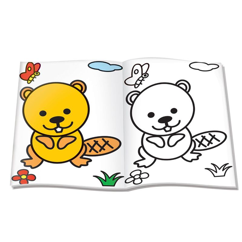 Carti si Birotica - Carti - Carti pentru copii - Carti de colorat - Carte de colorat animale, a4, 16 file, multicolor - Infinity.ro