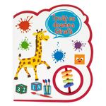 Carti si Birotica - Carti - Carti pentru copii - Carti pentru bebelusi - Carte educationala cartonata, model invat cu doamna girafa, multicolor, 17 x 21cm - Infinity.ro