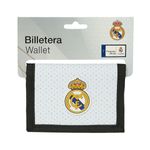 Fashion, accesorii si bijuterii - Copii - Accesorii copii - Genti si rucsacuri copii - Portmoneu Real Madrid C.F. Alb Gri 12,5 x 9,5 x 1 cm - Infinity.ro