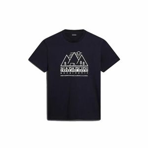 Tricou cu Maneca Scurta Barbati Napapjiri S-Faber Negru