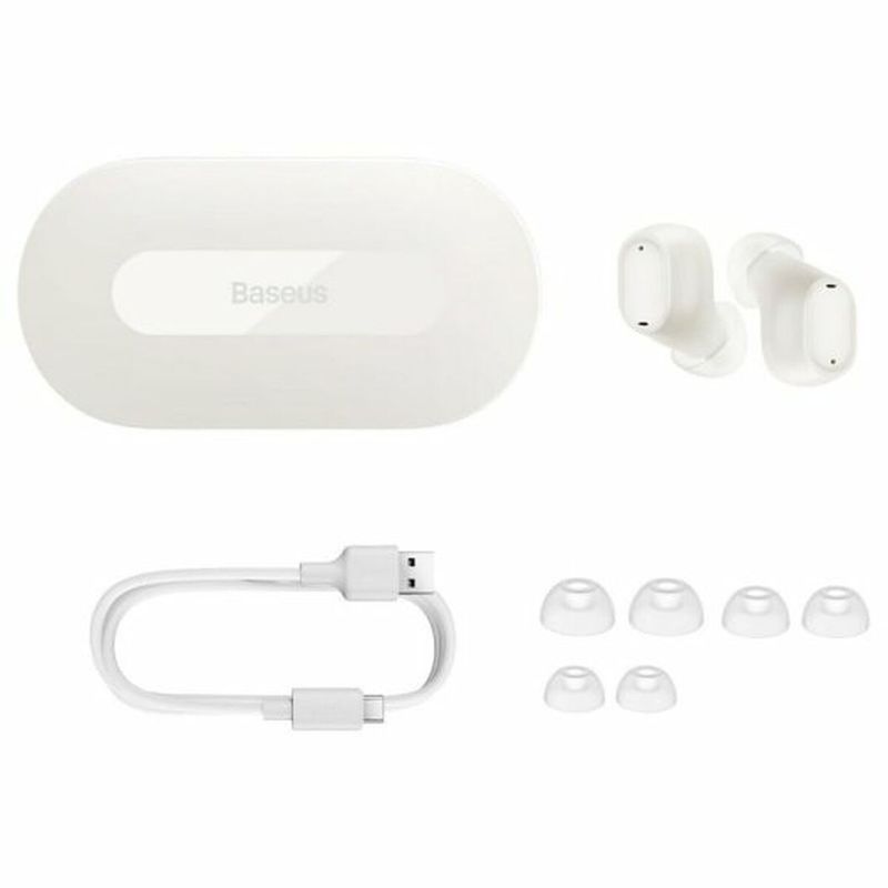 PC, gaming si accesorii - Gaming - Accesorii gaming - Controlere, Volane si Casti gaming - Casti cu Microfon Baseus Alb - Infinity.ro