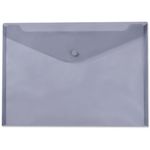 Carti si Birotica - Birotica - Accesorii de birou - Mape si dosare - Mapa documente plastic, a4, capsa, culoare gri - Infinity.ro