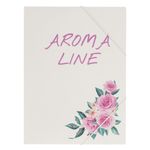 Carti si Birotica - Birotica - Accesorii de birou - Mape si dosare - Mapa carton aroma line, model trandafiri, culoare ecru, dimensiune 24 x 31cm, aroma delicata de trandafiri - Infinity.ro