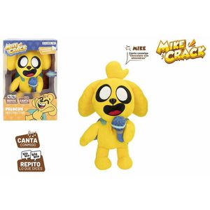 Jucarie de Plus cu Sunet Mikecrack Galben 29 cm
