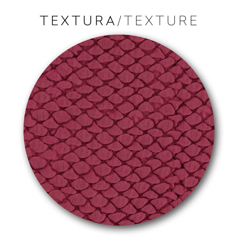 Casa si Gradina - Textile si covoare - Huse pentru mobilier - Husa pentru Scaun Eysa THOR Bordo 50 x 5 x 50 cm 2 Unitati - Infinity.ro