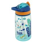 Casa si Gradina - Bucatarie si vesela - Cani si pahare - Sticle - Sticla apa copii, pop up dinozaur, mecanism silicon, capacitate 500ml, albastru - Infinity.ro