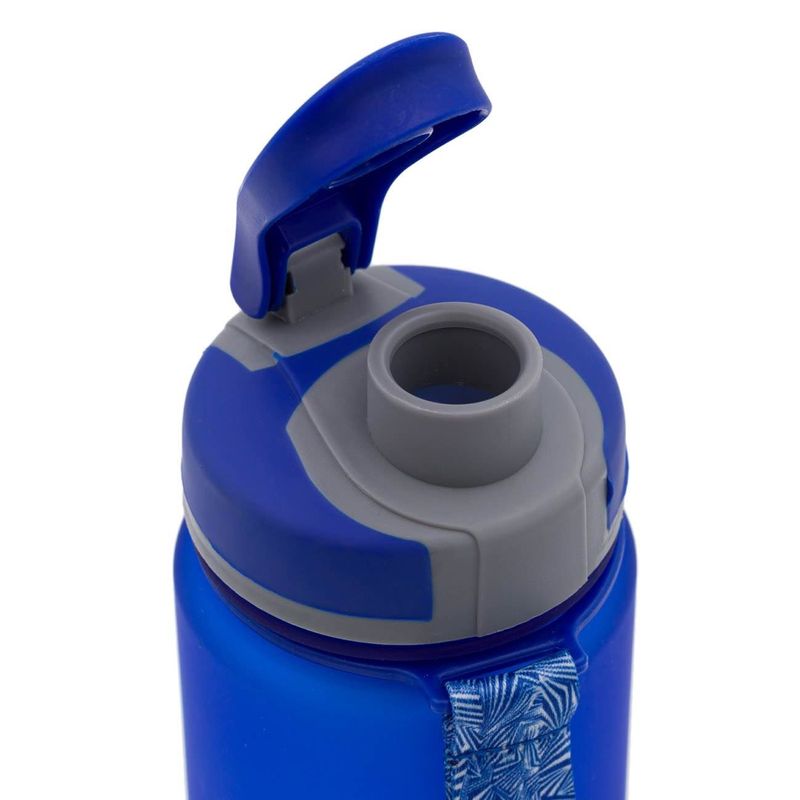 Casa si Gradina - Bucatarie si vesela - Cani si pahare - Sticle - Sticla apa, be strong, acumulator gheata, curea textila, capacitate 800 ml, albastru - Infinity.ro