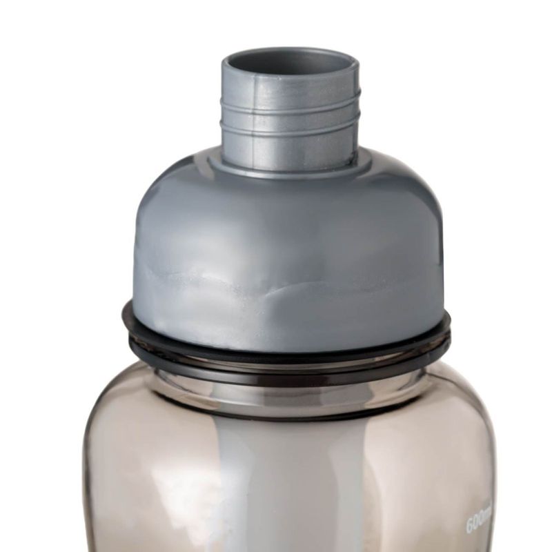 Casa si Gradina - Bucatarie si vesela - Cani si pahare - Sticle - Sticla apa sport, model cu acumulator de gheata, capacitate 600ml, negru transparent, plastic - Infinity.ro