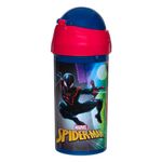 Casa si Gradina - Bucatarie si vesela - Cani si pahare - Sticle - Sticla apa marvel spiderman, sistem pop-up, culoare albastru, capacitate 0,5l, plastic - Infinity.ro