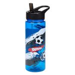 Casa si Gradina - Bucatarie si vesela - Cani si pahare - Sticle - Sticla apa copii, flip top, model fotbal, culoare bleu, capacitate 0,65l - Infinity.ro