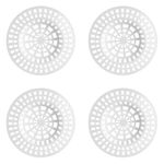 Casa si Gradina - Bucatarie si vesela - Ustensile bucatarie - Site bucatarie, strecuratori si accesorii - Set site chiuveta, sifon, 4 bucati, plastic, alb - Infinity.ro