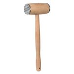 Casa si Gradina - Bucatarie si vesela - Ustensile bucatarie - Polonice, linguri si clesti de bucatarie - Ciocan carne, lemn, 29 cm, cap metalic, culoare naturala - Infinity.ro