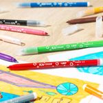 Carti si Birotica - Birotica - Instrumente de scris - Markere si carioci - Set carioci lavabile, bic, 18 bucati, varf subtire, multicolor - Infinity.ro