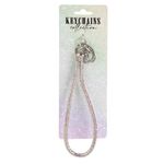 Fashion, accesorii si bijuterii - Femei - Accesorii femei - Alte accesorii femei - Breloc metal, strass holografic, 15cm, argintiu - Infinity.ro