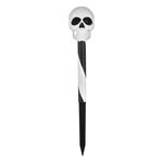 Casa si Gradina - Corpuri si surse de iluminat - Iluminat exterior - Felinare - Felinar solar de gradina, halloween, set 2 bucati, craniu si dovleac, multicolor, 35.5cm - Infinity.ro
