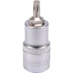 Casa si Gradina - Constructii - Scule electrice si accesorii - Seturi si accesorii pentru gaurit si insurubat - Bit torx t27 cu adaptor, 1/2" 55 mm Yato YT-04312 - Infinity.ro